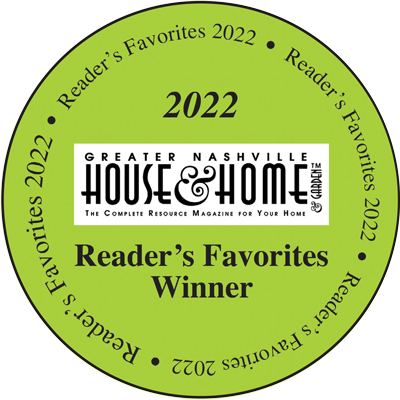 Greater Nashville House & Home 2022 Nash Painting Readers Favorites Awards Certificate