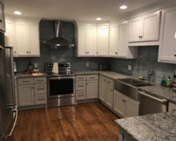 Newly painted kitchen in Nashville