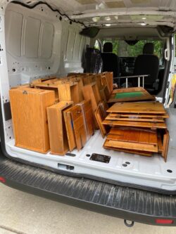 Drawers & Doors loaded up and heading to the Nash Shop